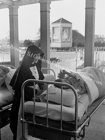 NUN WITH PATIENT  CAPPAGH HOSPITAL